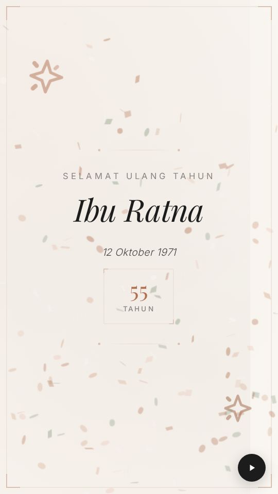 Tampilan template Elegan Minimalis